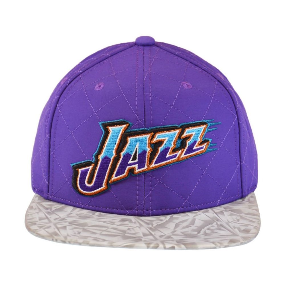 mitchell & ness nba diamond base snapback hwc jazz purple